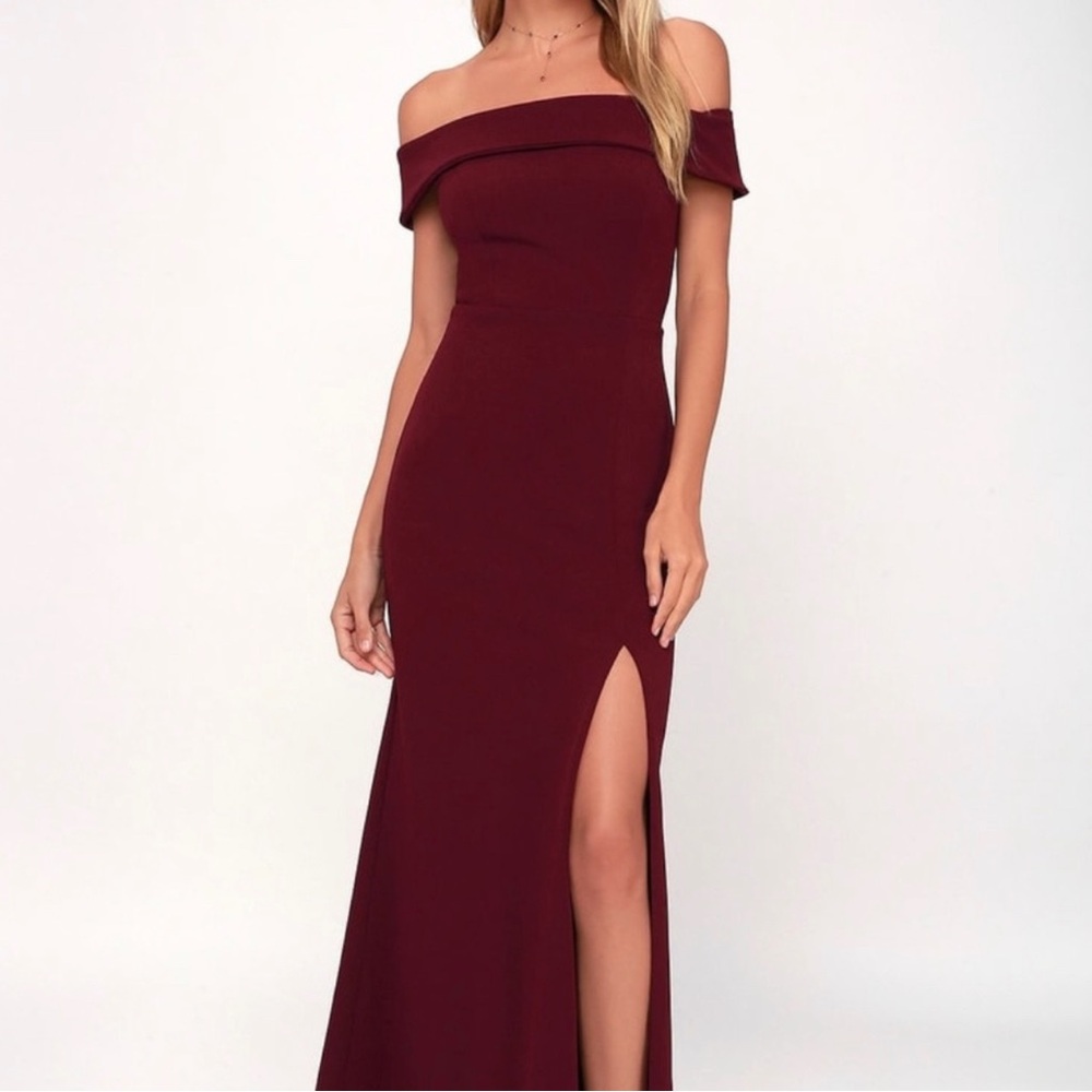 Lulus Maroon Dress